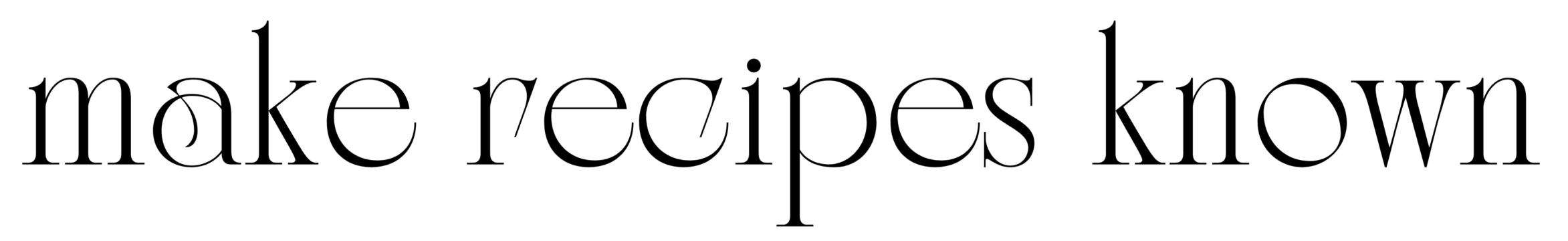 makerecipesknown